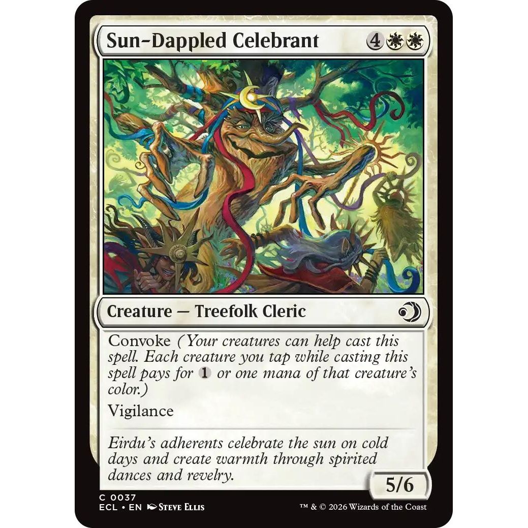 Image for Sun-Dappled Celebrant (37) (Lorwyn Eclipsed) - Magic: The Gathering