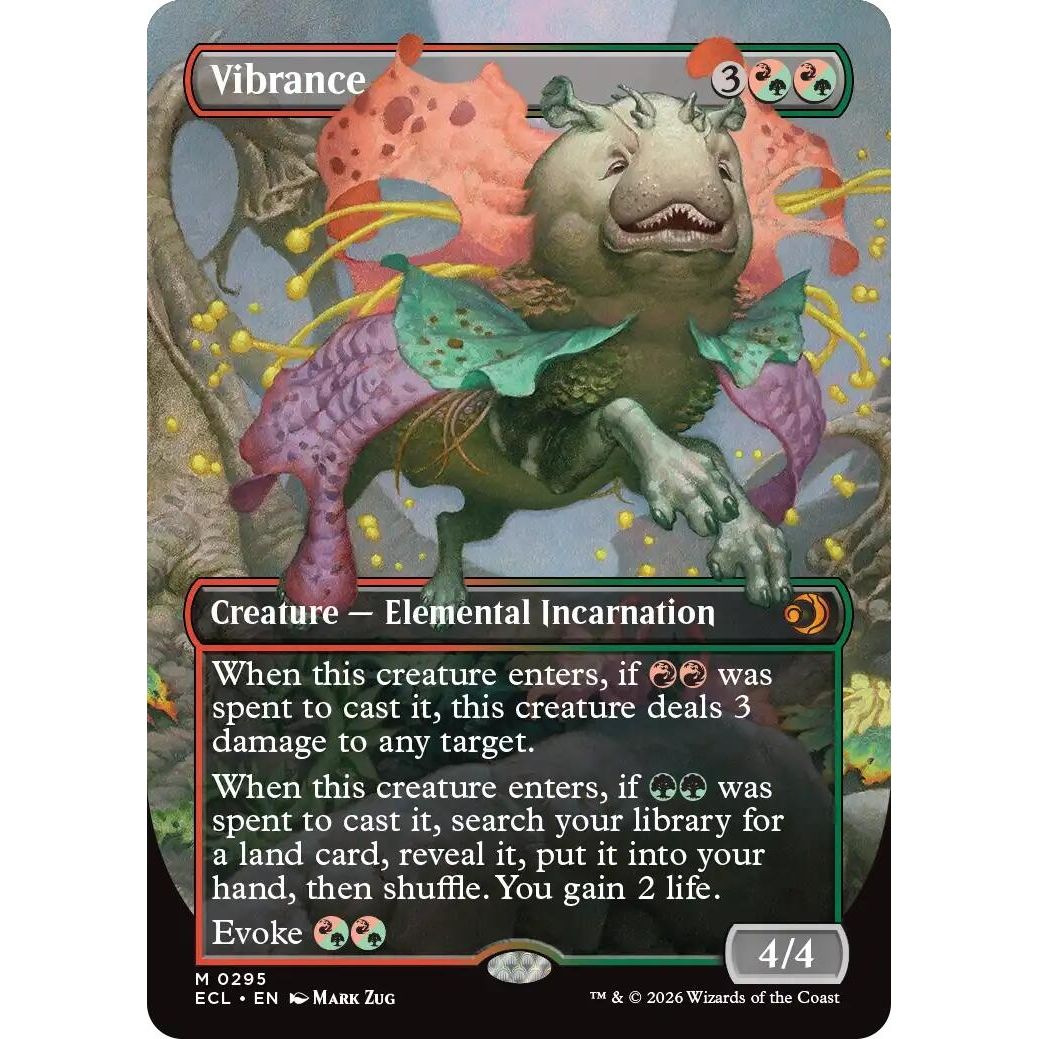 Image for Vibrance (Borderless) (295) (Lorwyn Eclipsed) - Magic: The Gathering