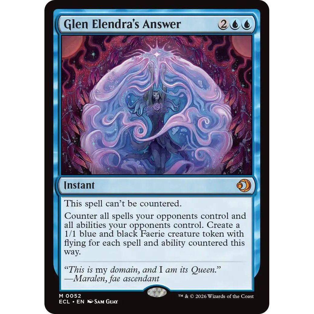 Image for Glen Elendra's Answer (52) (Lorwyn Eclipsed) - Magic: The Gathering