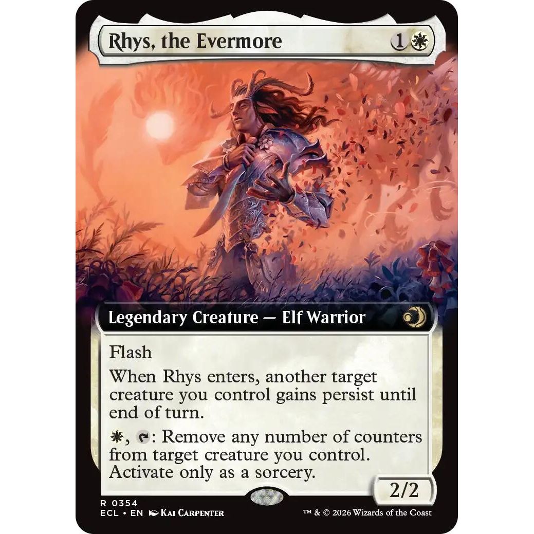 Image for Rhys, the Evermore (Extended Art) (354) (Lorwyn Eclipsed) - Magic: The Gathering