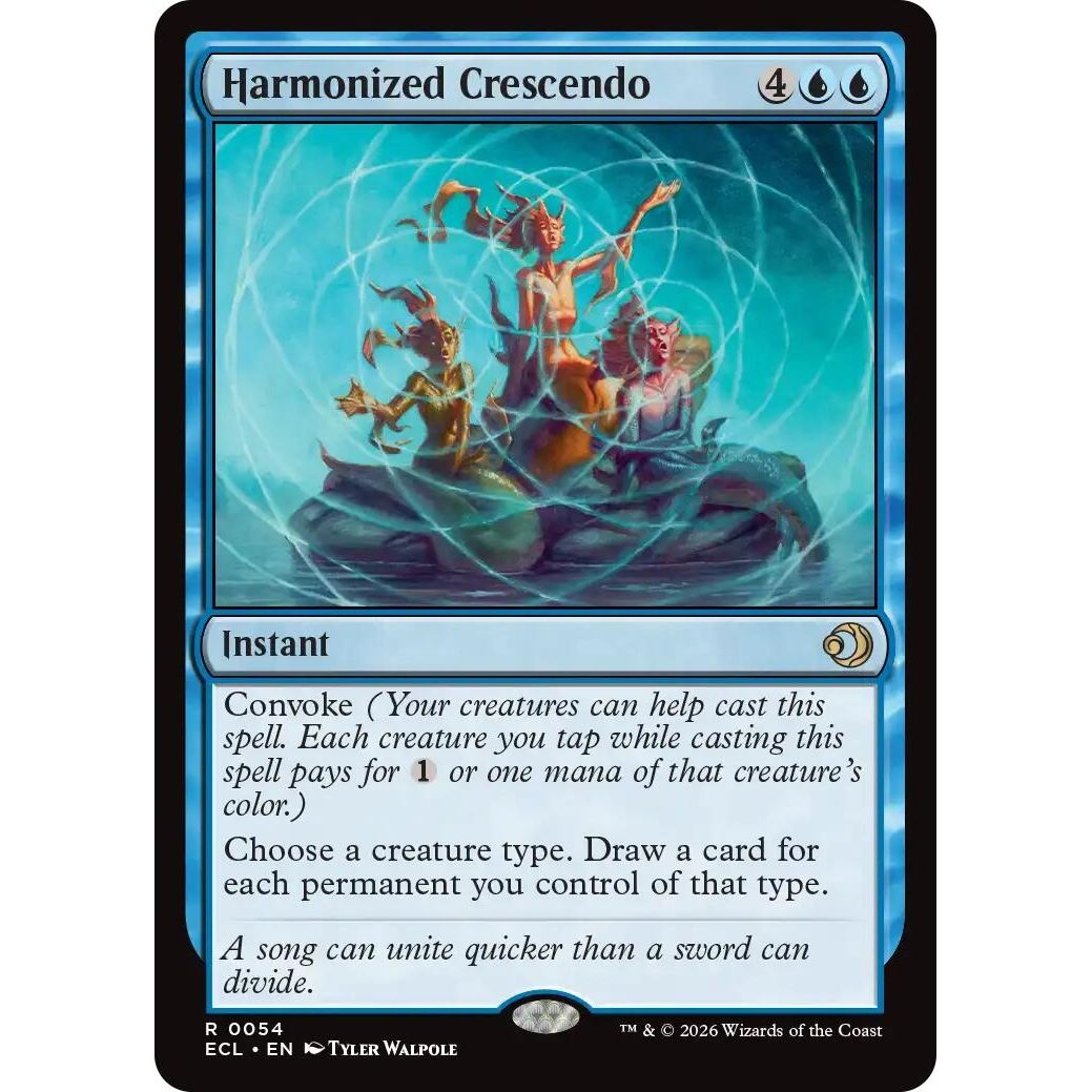 Image for Harmonized Crescendo (54) (Lorwyn Eclipsed) - Magic: The Gathering