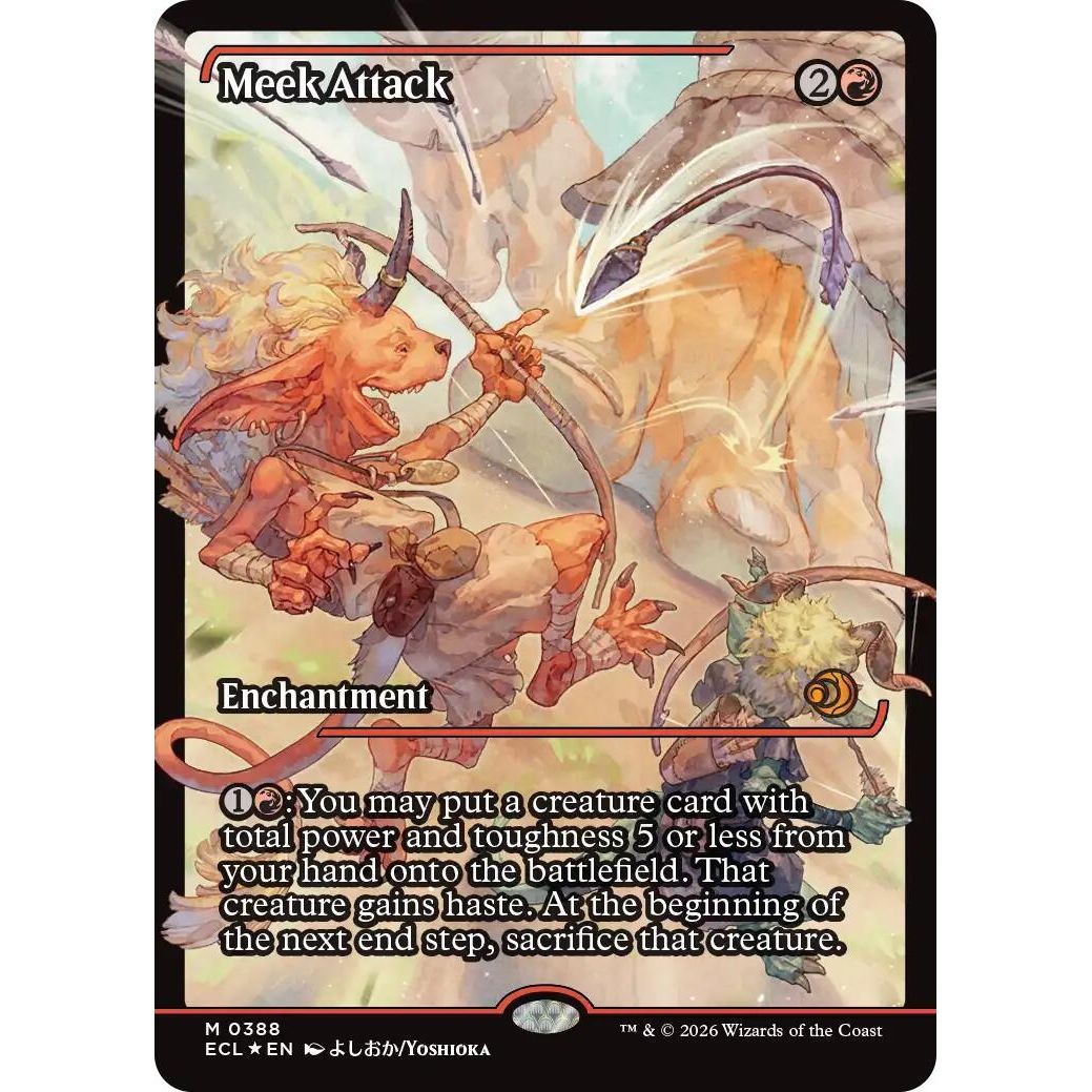 Image for Meek Attack (0388) (Showcase) (388) (Lorwyn Eclipsed) - Magic: The Gathering