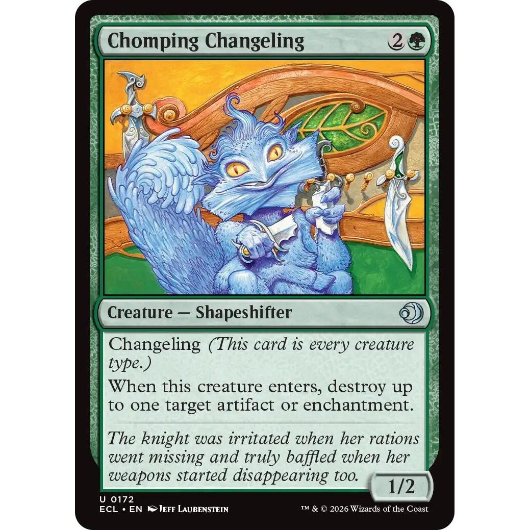 Image for Chomping Changeling (172) (Lorwyn Eclipsed) - Magic: The Gathering