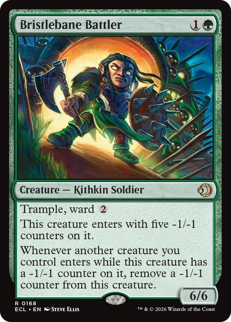 Image for Bristlebane Battler (168) (Lorwyn Eclipsed) - Magic: The Gathering