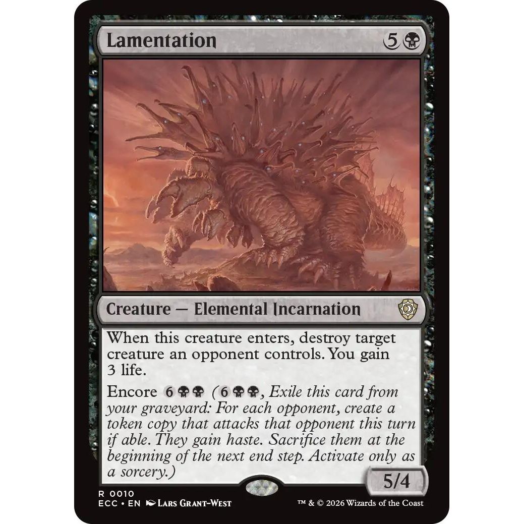 Image for Lamentation (10) (Lorwyn Eclipsed) - Magic: The Gathering