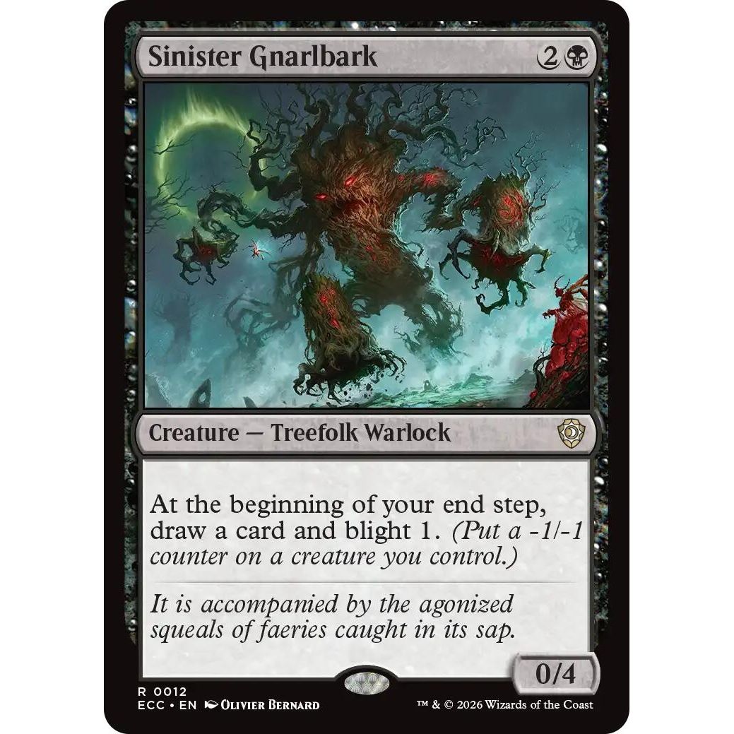 Image for Sinister Gnarlbark (12) (Lorwyn Eclipsed) - Magic: The Gathering