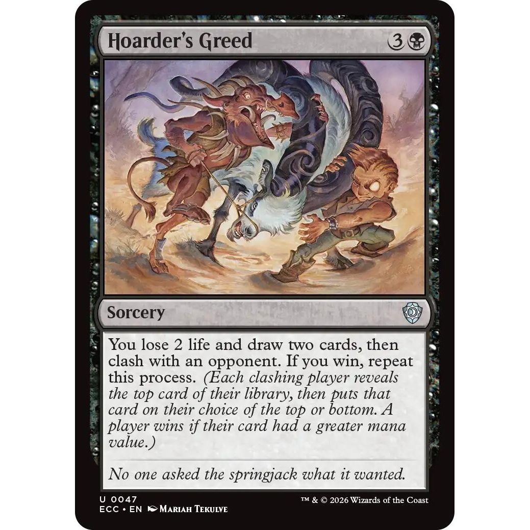 Image for Hoarder's Greed (47) (Lorwyn Eclipsed) - Magic: The Gathering