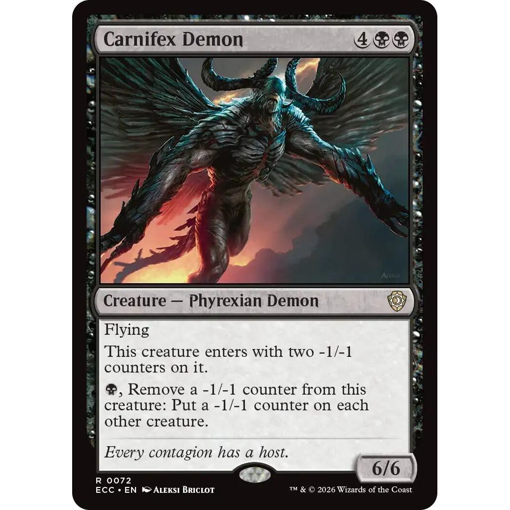 Image for Carnifex Demon (72) (Lorwyn Eclipsed) - Magic: The Gathering