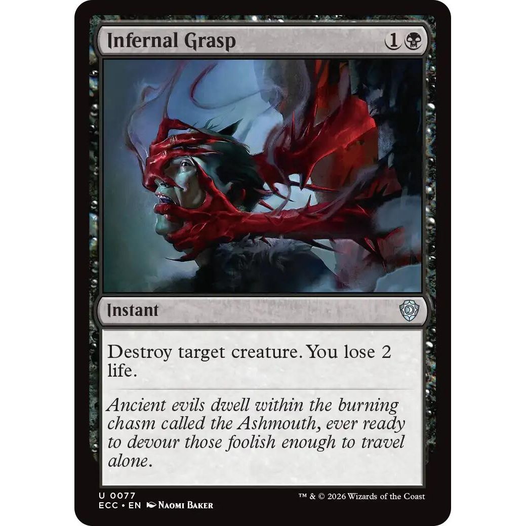 Image for Infernal Grasp (77) (Lorwyn Eclipsed) - Magic: The Gathering