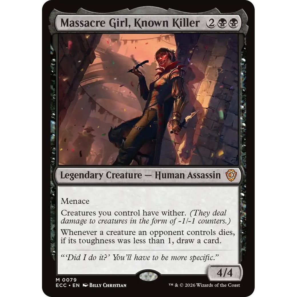 Image for Massacre Girl, Known Killer (79) (Lorwyn Eclipsed) - Magic: The Gathering