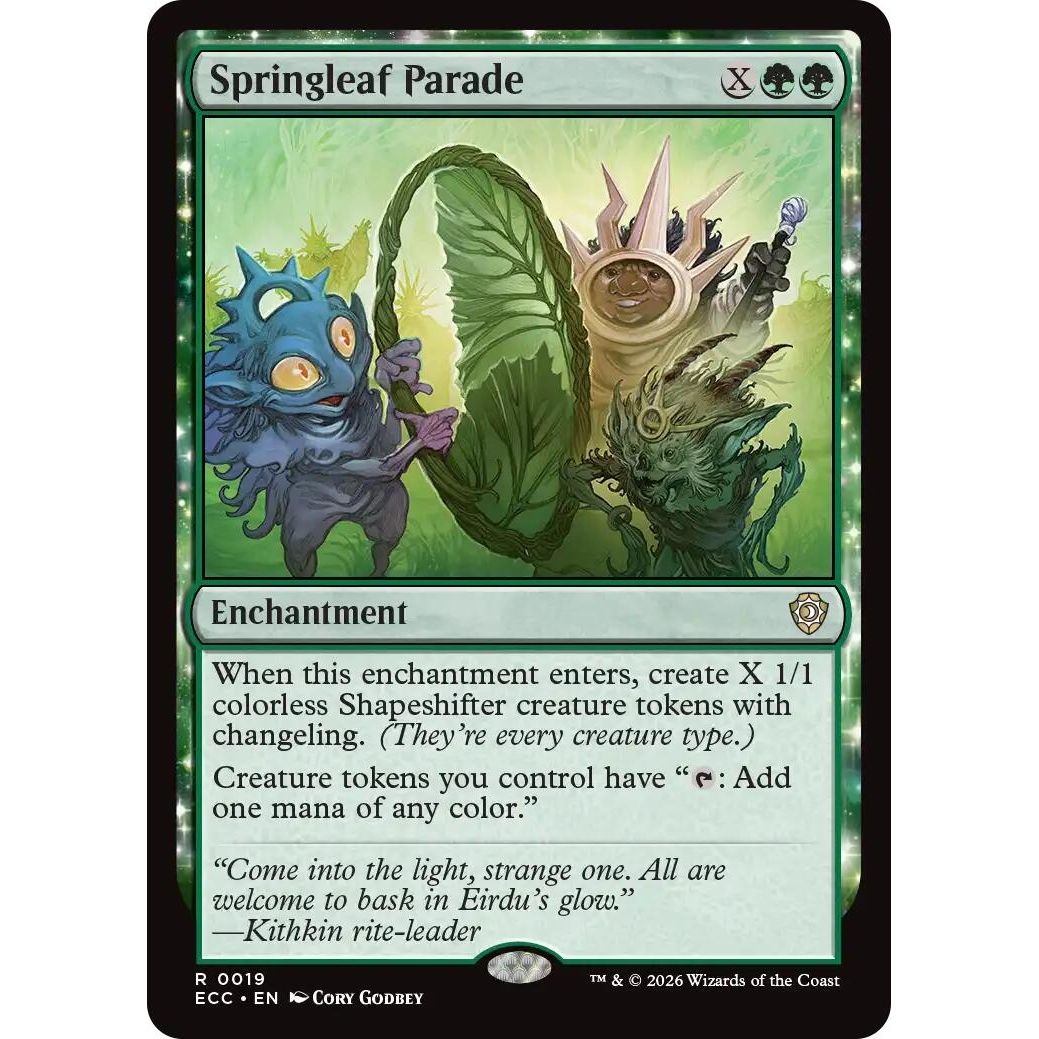 Image for Springleaf Parade (19) (Lorwyn Eclipsed) - Magic: The Gathering