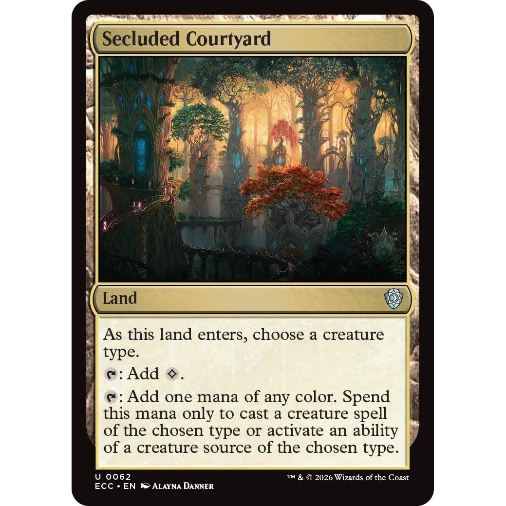 Image for Secluded Courtyard (62) (Lorwyn Eclipsed) - Magic: The Gathering