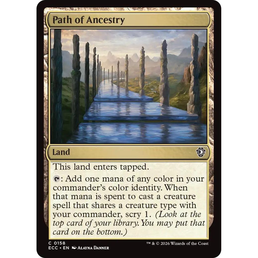 Image for Path of Ancestry (158) (Lorwyn Eclipsed) - Magic: The Gathering