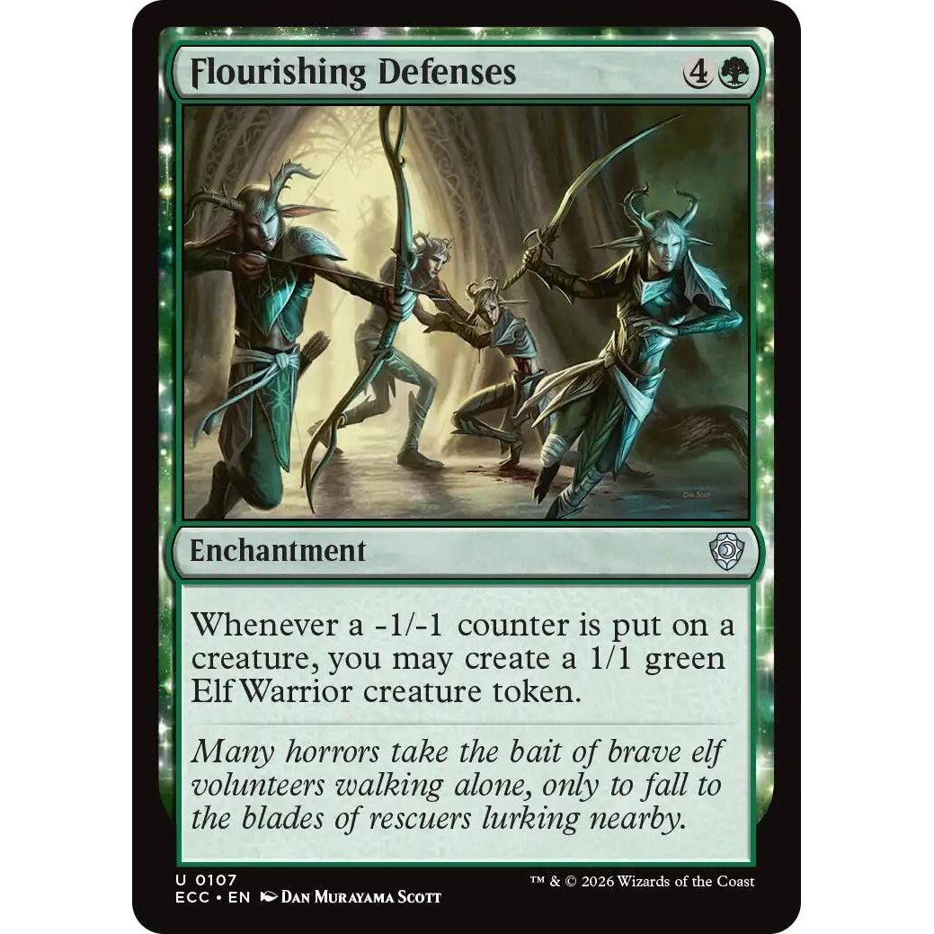 Image for Flourishing Defenses (107) (Lorwyn Eclipsed) - Magic: The Gathering