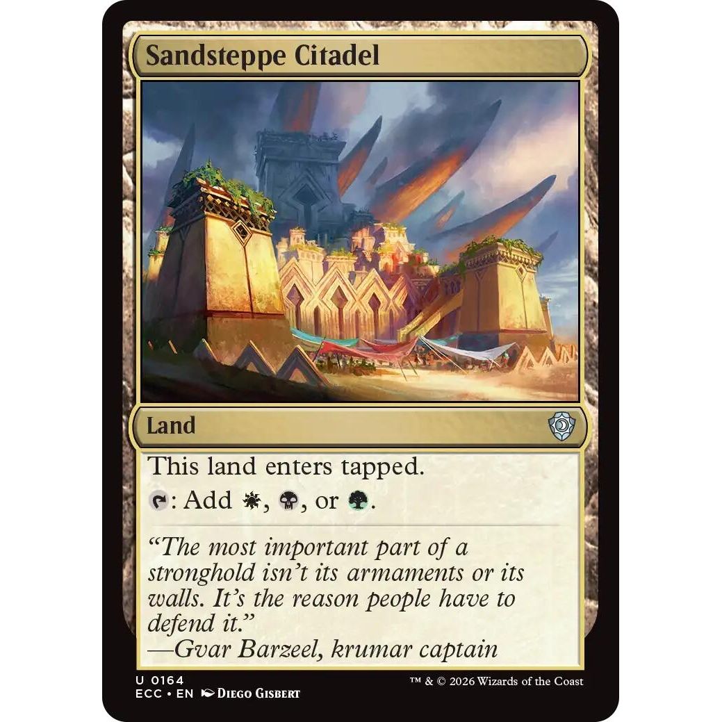 Image for Sandsteppe Citadel (164) (Lorwyn Eclipsed) - Magic: The Gathering