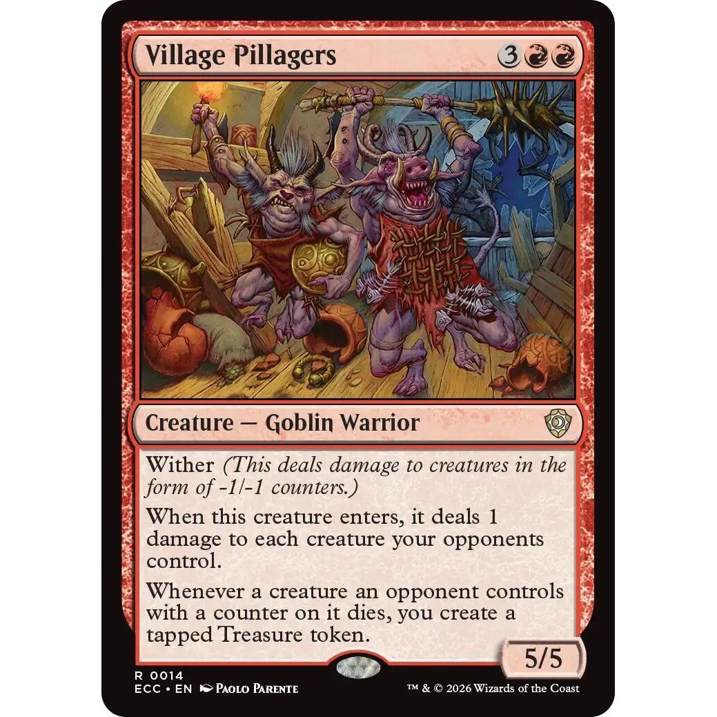 Image for Village Pillagers (14) (Lorwyn Eclipsed) - Magic: The Gathering