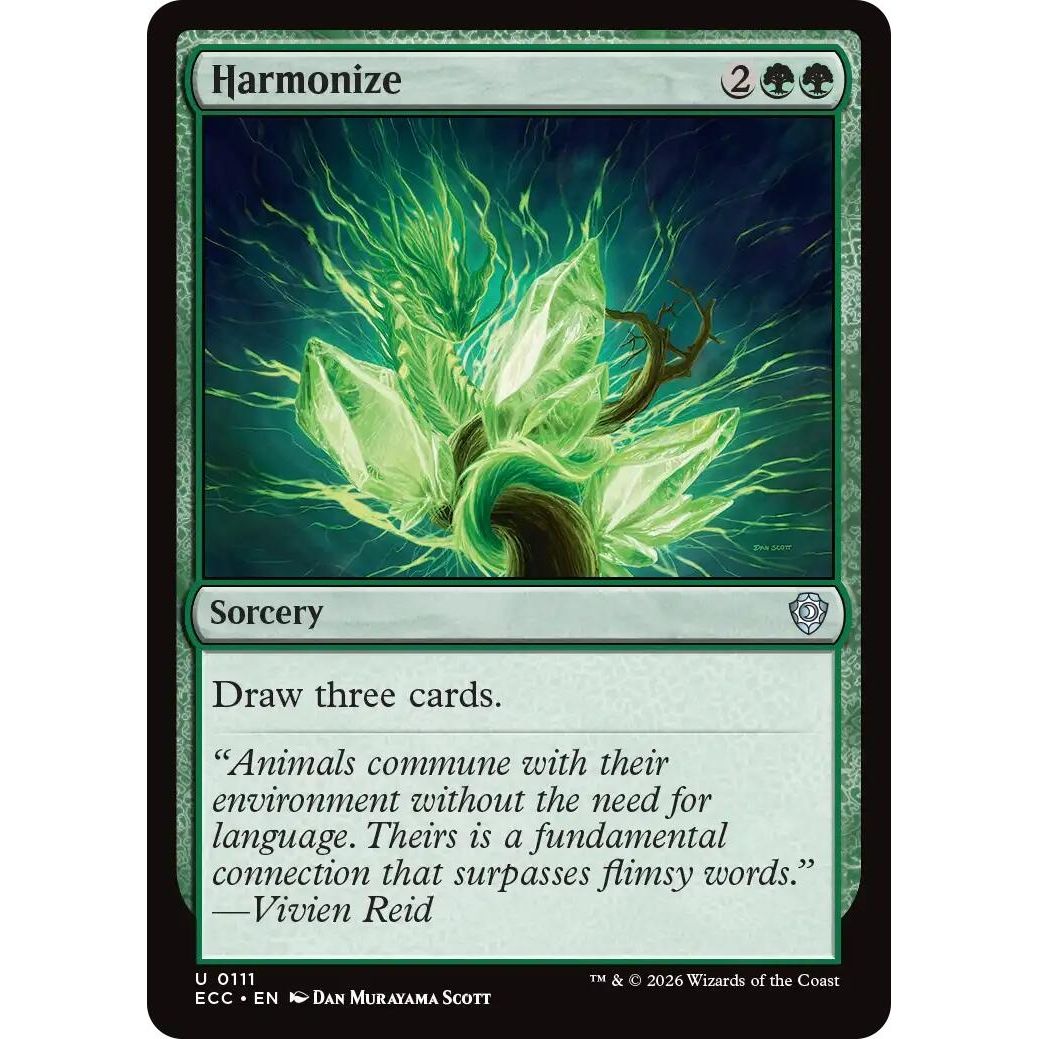 Image for Harmonize (111) (Lorwyn Eclipsed) - Magic: The Gathering