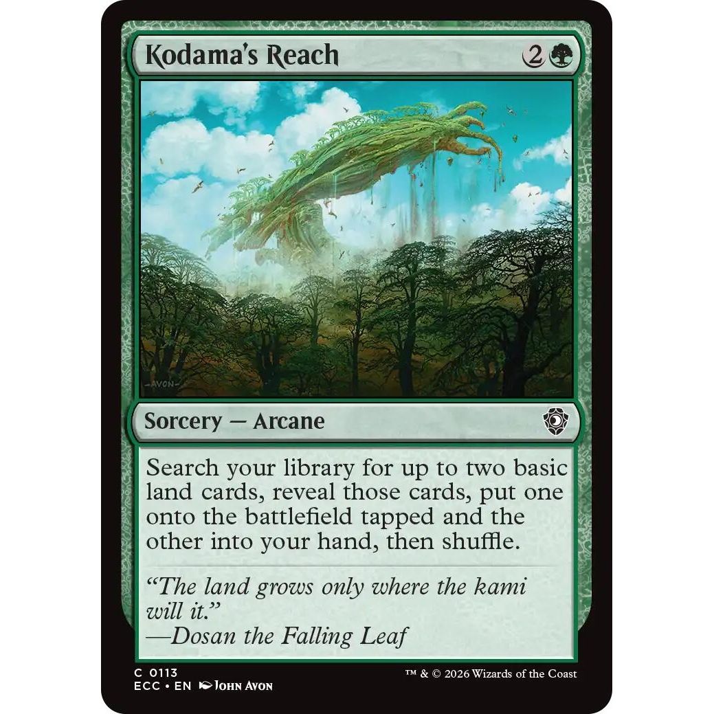 Image for Kodama's Reach (113) (Lorwyn Eclipsed) - Magic: The Gathering