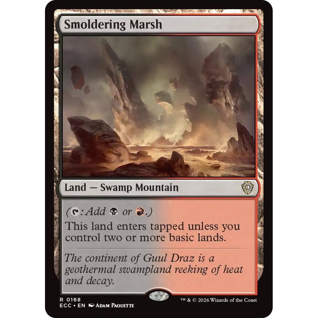 Image for Smoldering Marsh (168) (Lorwyn Eclipsed) - Magic: The Gathering