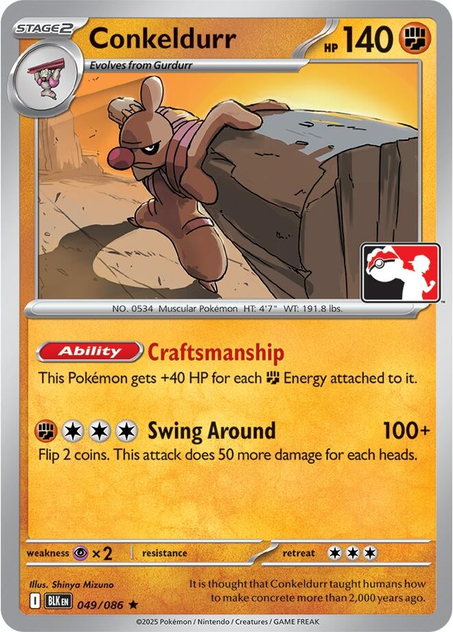 Image for Conkeldurr (049/086) (Prize Pack Series Cards) - Pokemon
