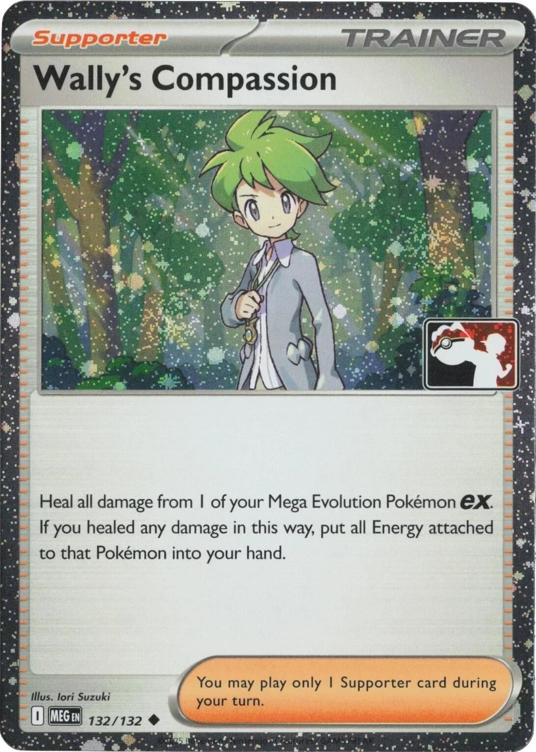 Image for Wally's Compassion - 132/132 (Cosmos Holo) (132/132) (Prize Pack Series Cards) - Pokemon