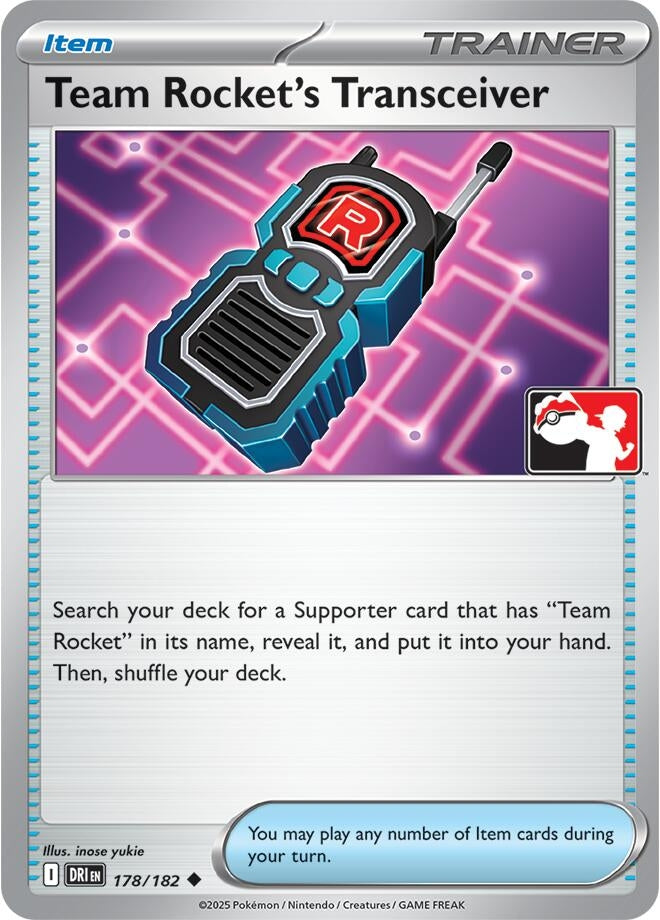 Image for Team Rocket's Transceiver (178/182) (Prize Pack Series Cards) - Pokemon