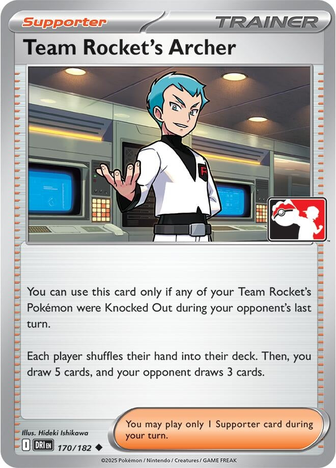 Image for Team Rocket's Archer (170/182) (Prize Pack Series Cards) - Pokemon
