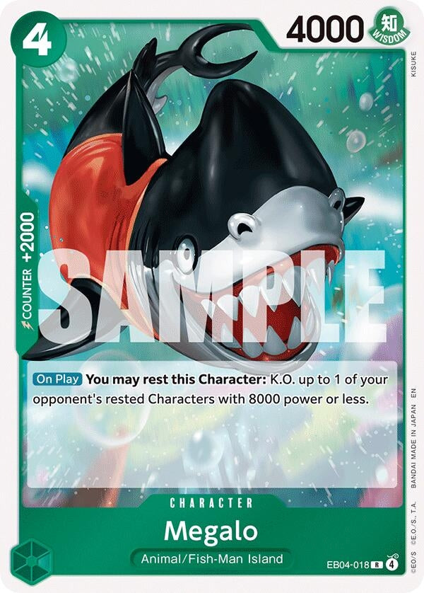 Image for Megalo (EB04-018) (The Azure Sea's Seven) (OP14) - One Piece Card Game