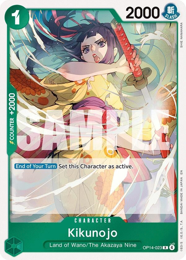 Image for Kikunojo - OP14-023 (OP14-023) (The Azure Sea's Seven) (OP14) - One Piece Card Game