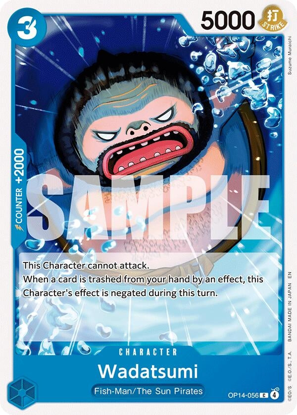 Image for Wadatsumi (OP14-056) (The Azure Sea's Seven) (OP14) - One Piece Card Game