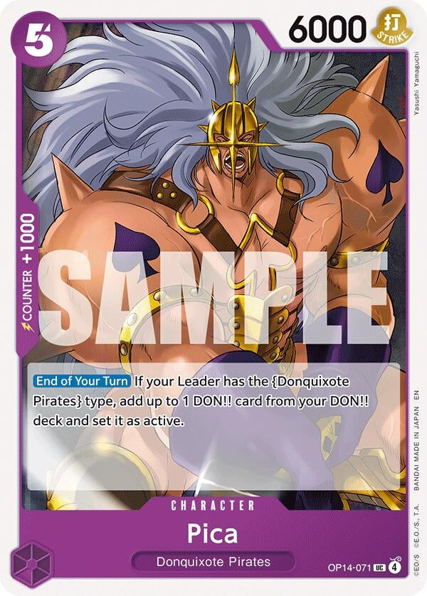 Image for Pica (OP14-071) (The Azure Sea's Seven) (OP14) - One Piece Card Game