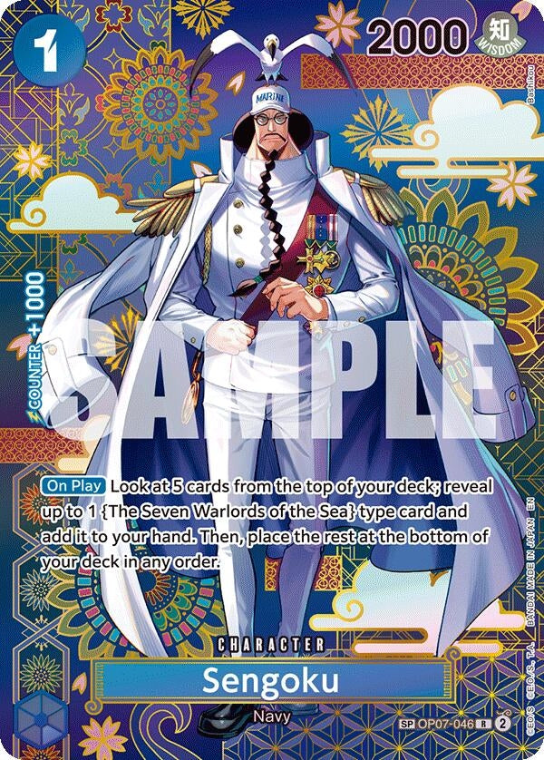 Image for Sengoku - OP07-046 (SP) (OP07-046) (The Azure Sea's Seven) (OP14) - One Piece Card Game