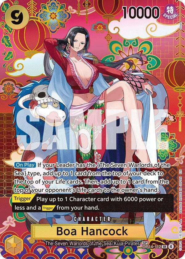 Image for Boa Hancock - OP14-112 (SP) (OP14-112) (The Azure Sea's Seven) (OP14) - One Piece Card Game