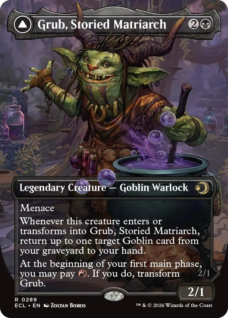 Grub, Storied Matriarch (Borderless) (289) (Lorwyn Eclipsed) - PokeBox USA