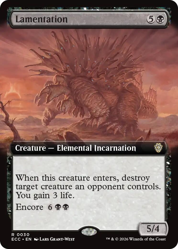 Lamentation (Extended Art) (30) (Lorwyn Eclipsed)