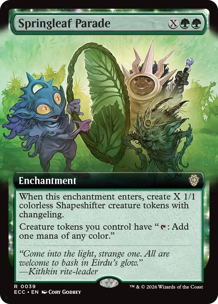 Springleaf Parade (Extended Art) (39) (Lorwyn Eclipsed) - PokeBox USA