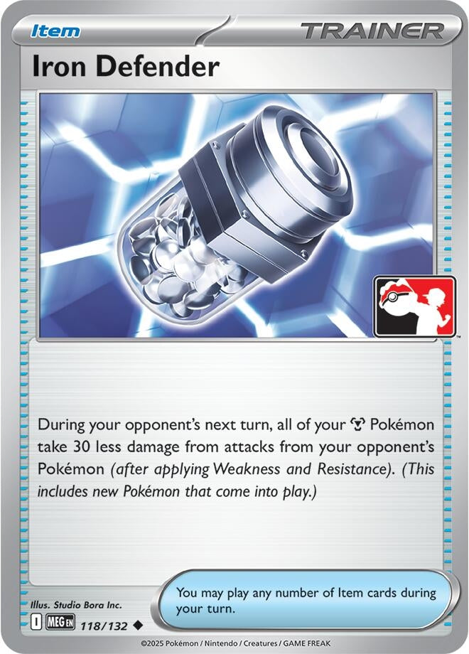 Image for Iron Defender (118/132) (Prize Pack Series Cards) - Pokemon