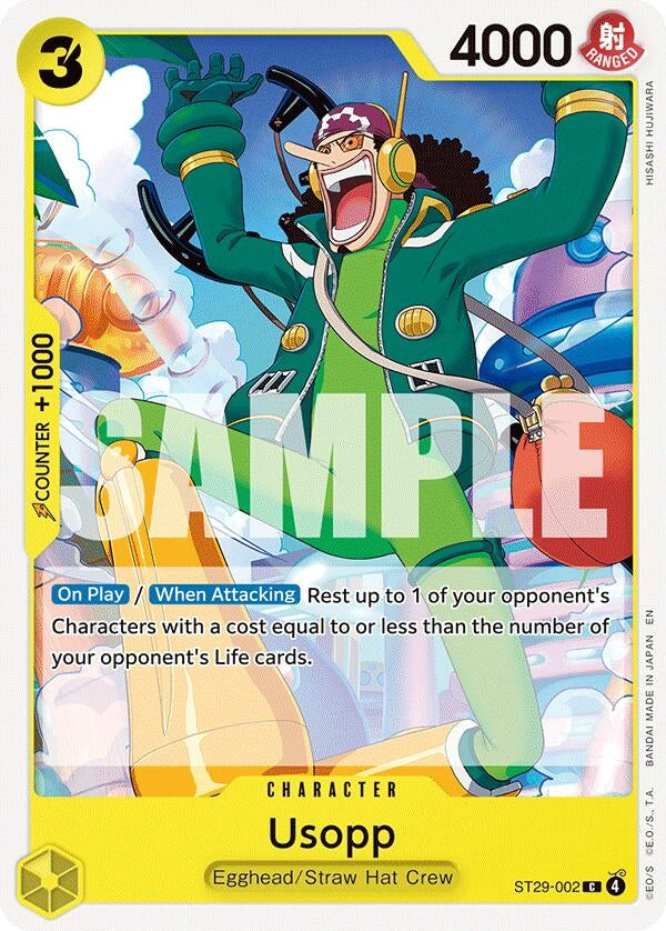 Image for Usopp (ST29-002) (Starter Deck 29: Egghead) (ST-29) - One Piece Card Game