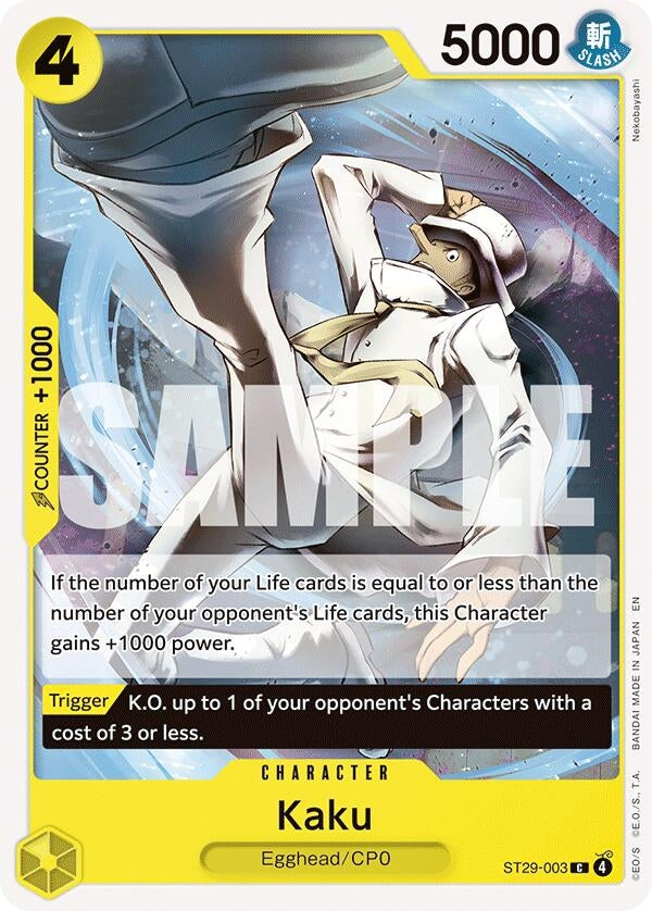 Image for Kaku (ST29-003) (Starter Deck 29: Egghead) (ST-29) - One Piece Card Game