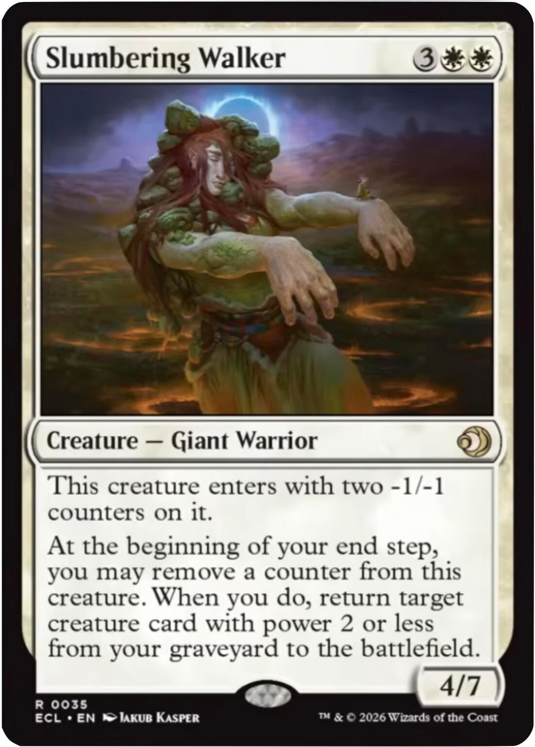 Slumbering Walker (35) (Lorwyn Eclipsed)