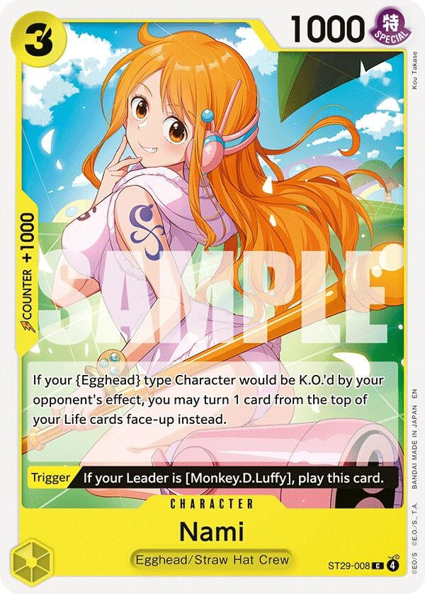 Image for Nami (ST29-008) (Starter Deck 29: Egghead) (ST-29) - One Piece Card Game