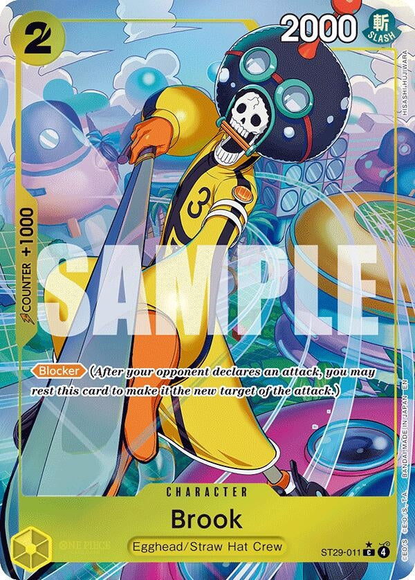 Image for Brook (Full Art) (ST29-011) (Starter Deck 29: Egghead) (ST-29) - One Piece Card Game