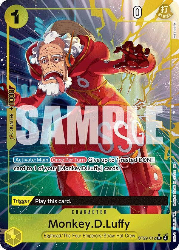 Image for Monkey.D.Luffy (012) (Full Art) (ST29-012) (Starter Deck 29: Egghead) (ST-29) - One Piece Card Game