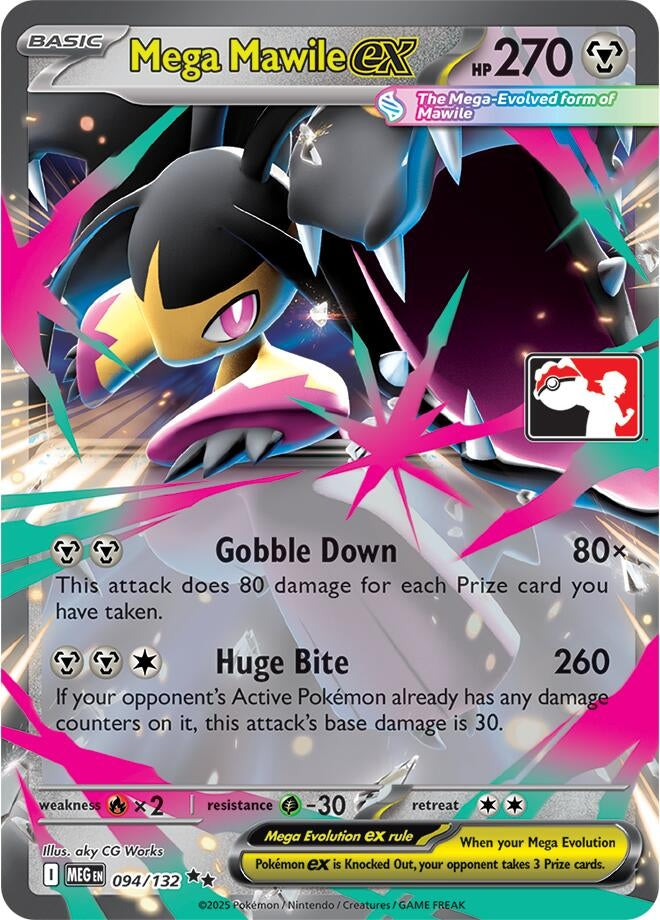 Image for Mega Mawile ex (094/132) (Prize Pack Series Cards) - Pokemon