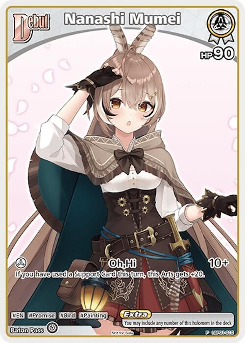 Image for Nanashi Mumei (P) (hBP01-015) (hBP01-015) (hololive OFFICIAL CARD GAME Promos) (hOCGP) - Hololive