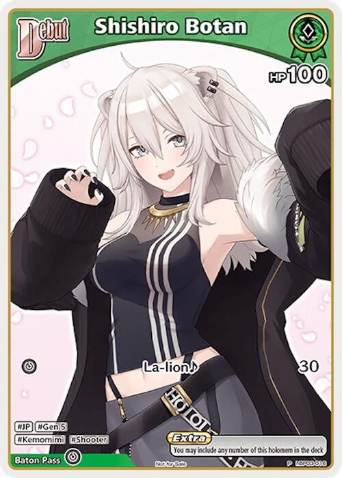 Image for Shishiro Botan (P) (hBP03-016) (hBP03-016) (hololive OFFICIAL CARD GAME Promos) (hOCGP) - Hololive