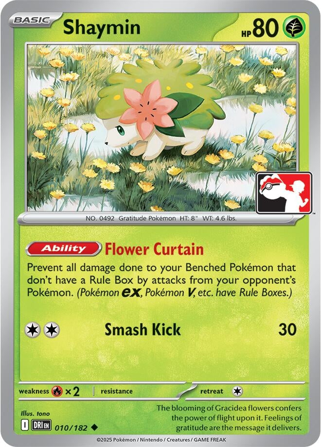 Image for Shaymin (010/182) (Prize Pack Series Cards) - Pokemon