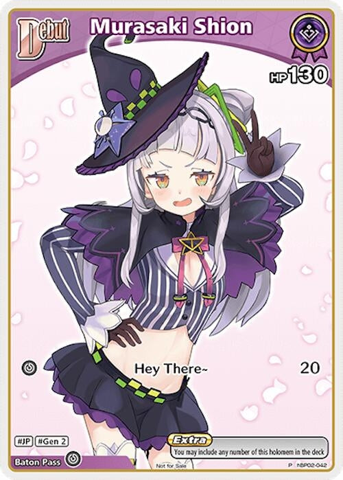 Image for Murasaki Shion (P) (hBP02-042) (hBP02-042) (hololive OFFICIAL CARD GAME Promos) (hOCGP) - Hololive