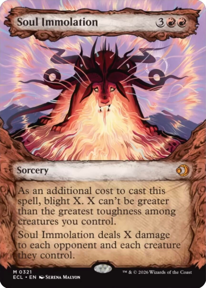 Soul Immolation (Showcase) (321) (Lorwyn Eclipsed)