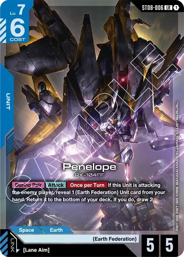 Image for Penelope (LR) (ST08-006) (Starter Deck 08: Flash of Radiance) (ST08) - Gundam Card Game